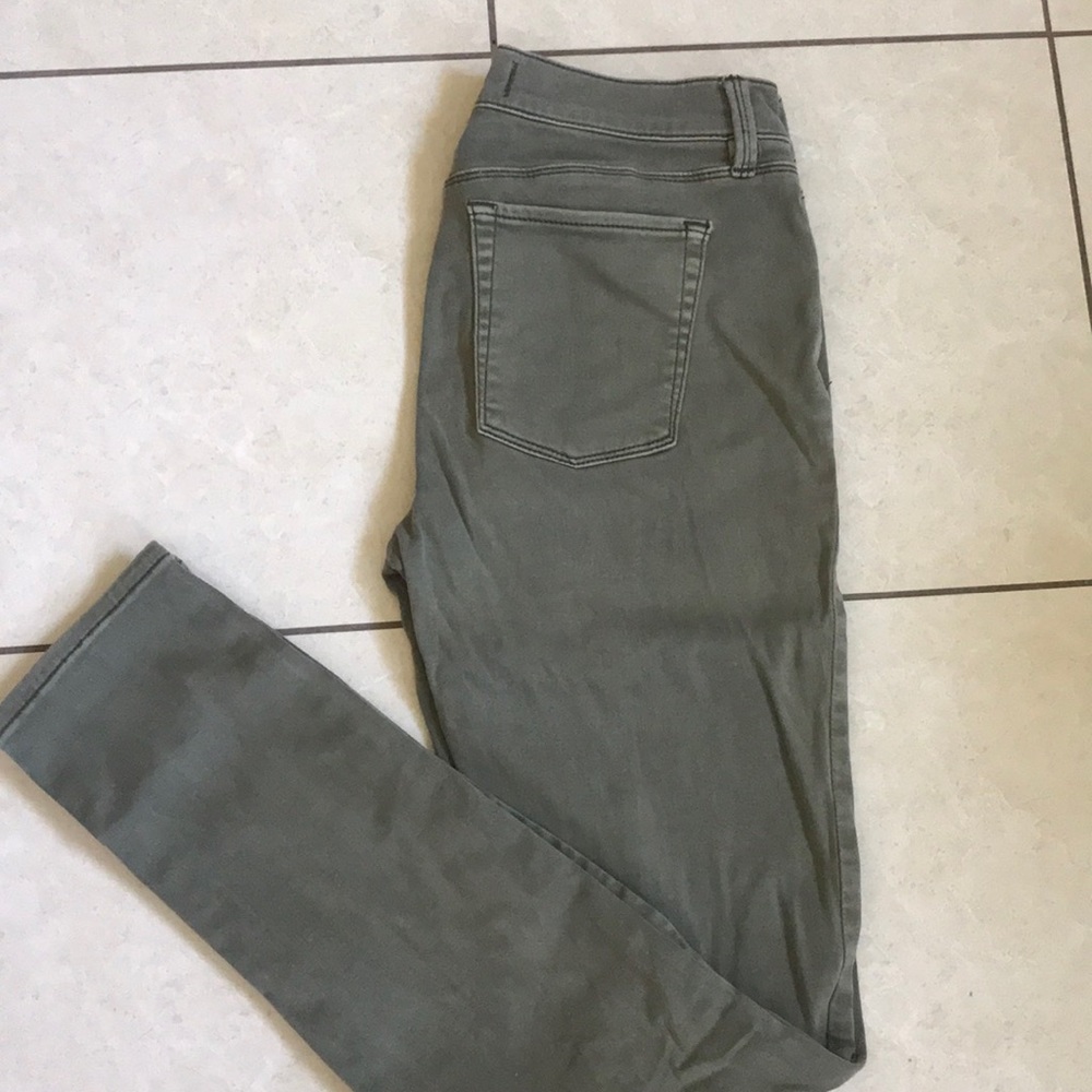 pacsun army green skinny jeans
